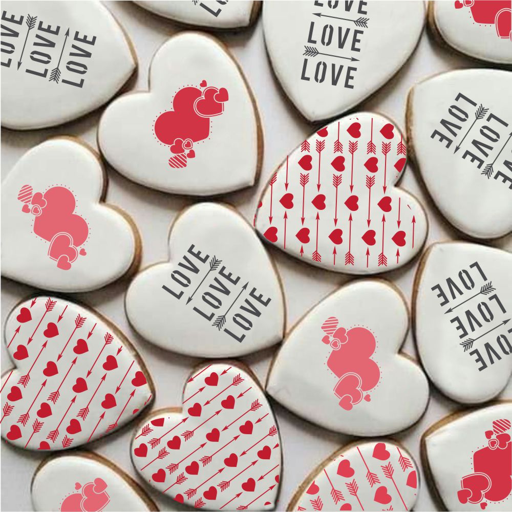 Valentine Arrows Cookies