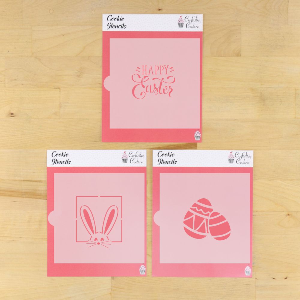 Happy Easter Cookie Stencil Bundle