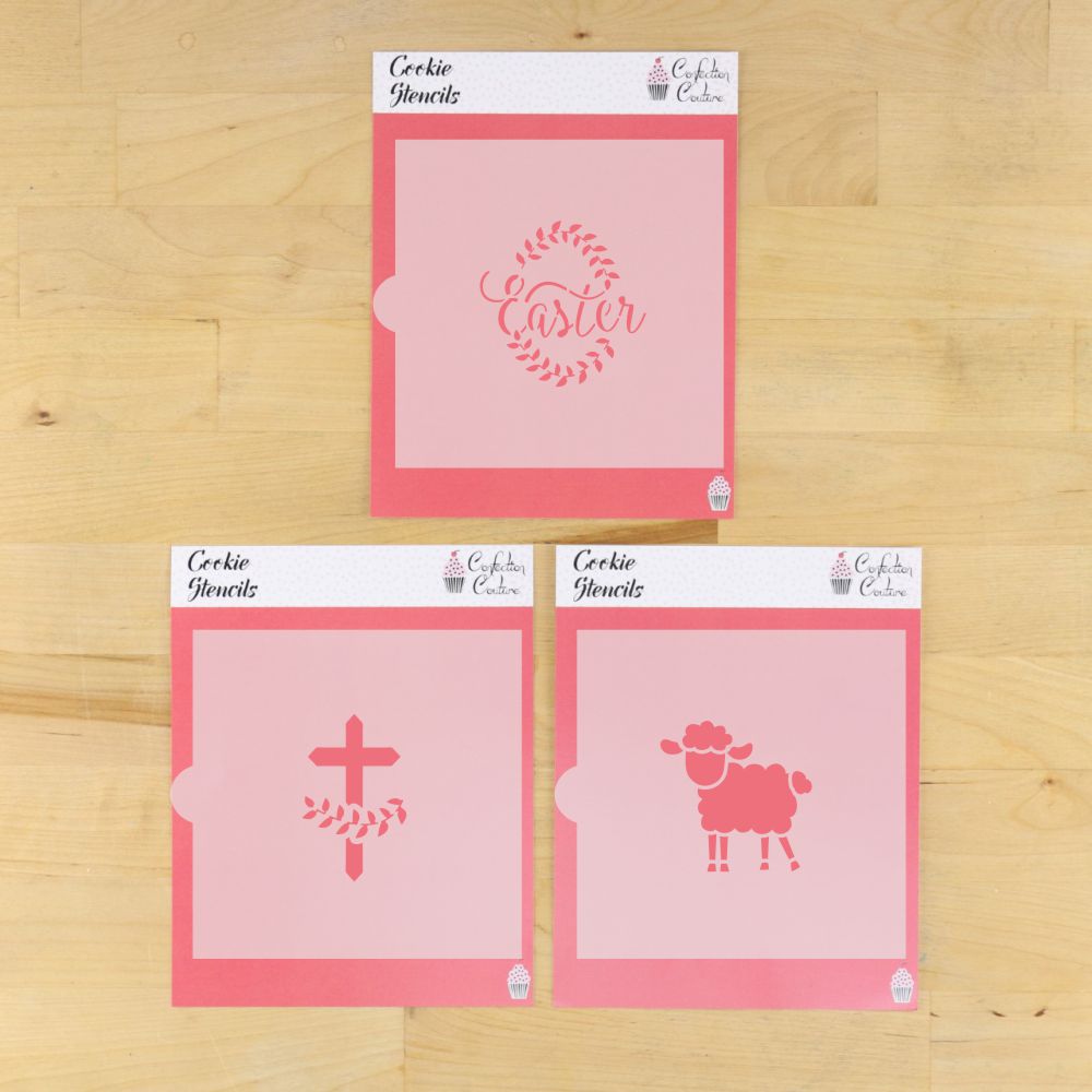 Religious Easter Cookie Stencil Bundle