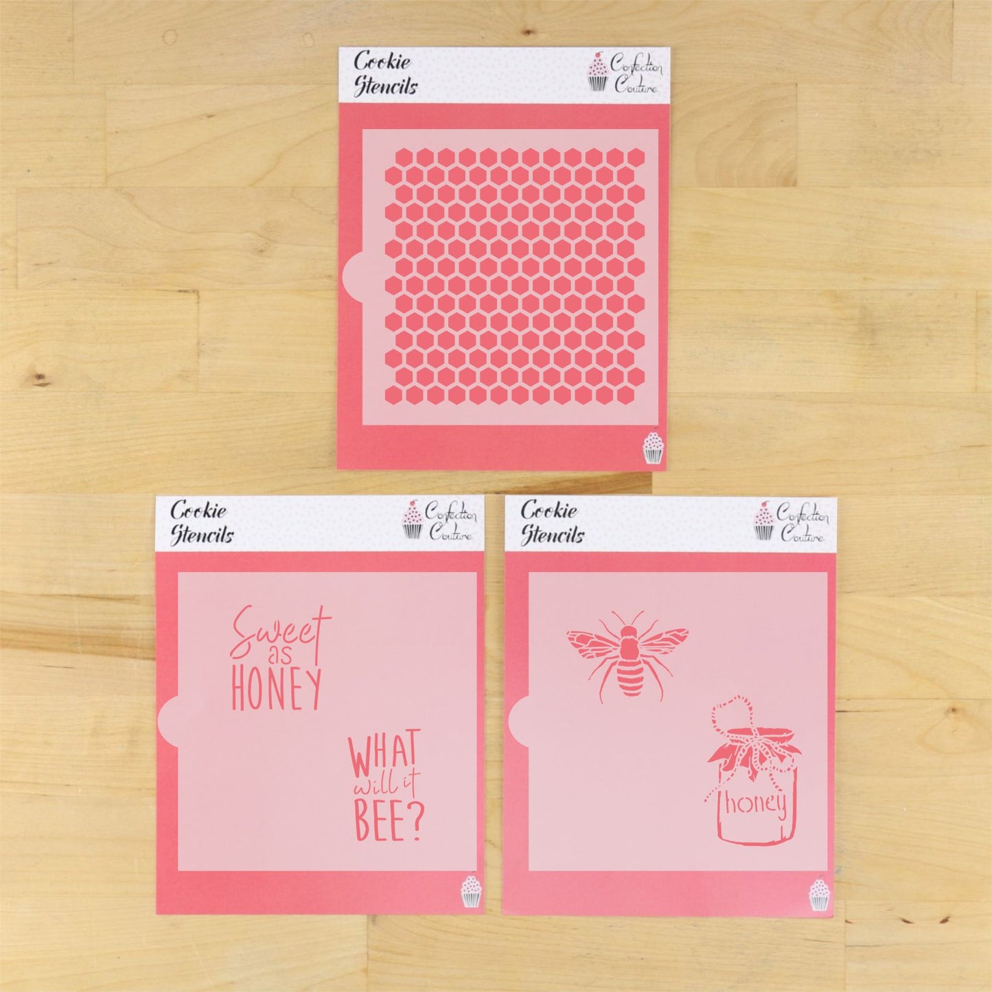 What Will it Bee Gender Reveal Cookie Stencil Bundle