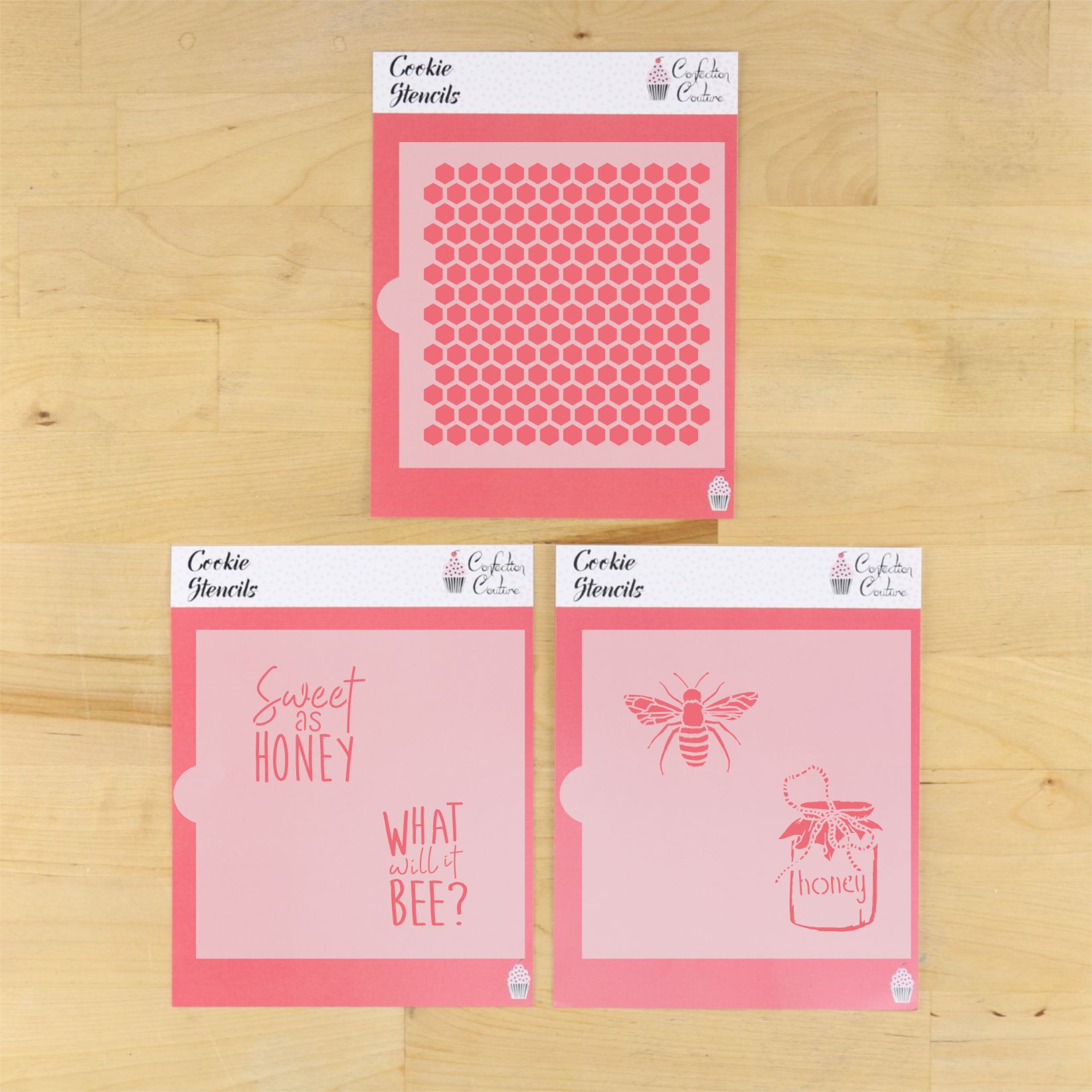 What Will it Bee Gender Reveal Cookie Stencil Bundle