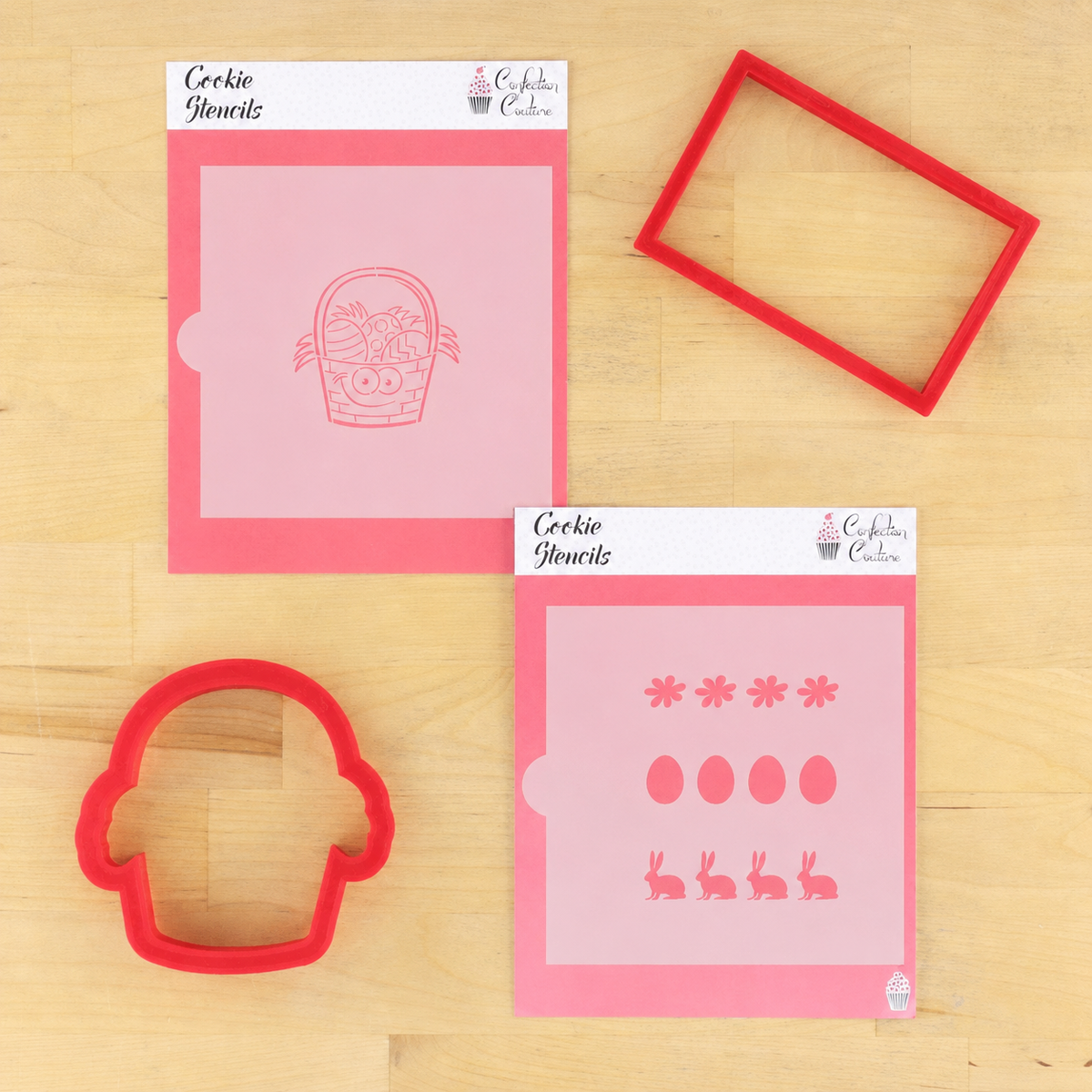 Easter Basket Paint Your Own Cookie Stencil