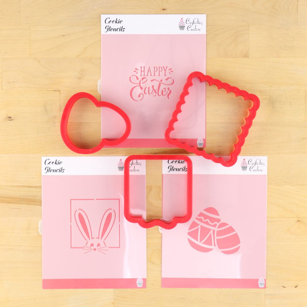 Happy Easter Cookie Stencil Bundle