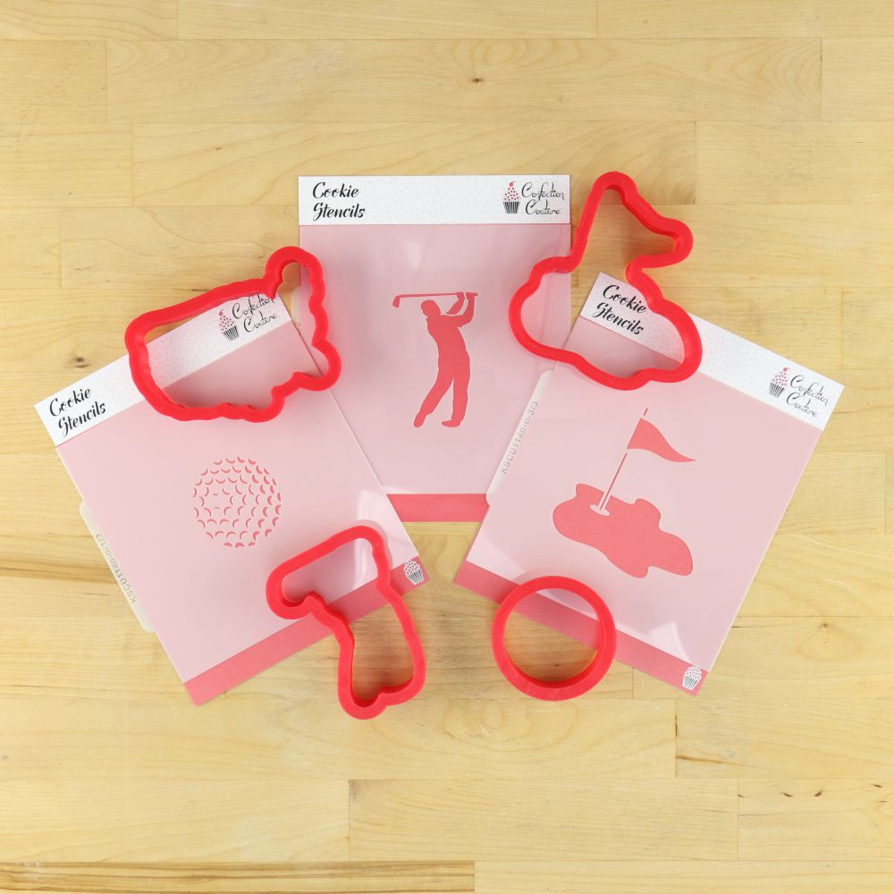 Mastered It Golf Cookie Stencil Kit
