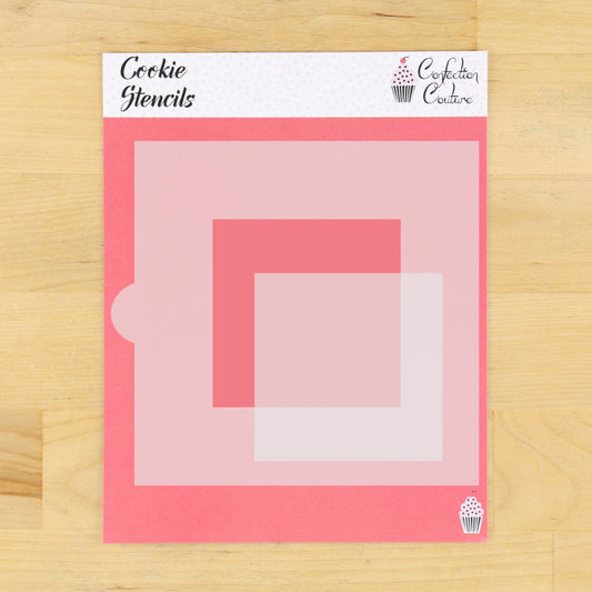 Square Blocker Stencil for Cookies