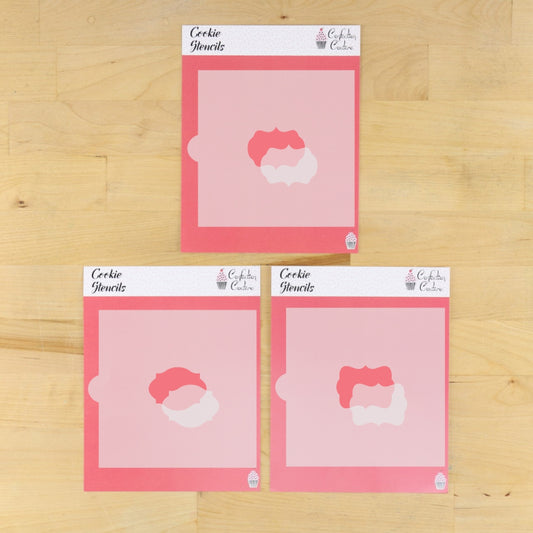 Plaque Designs 1 Blocker Stencils for Cookies