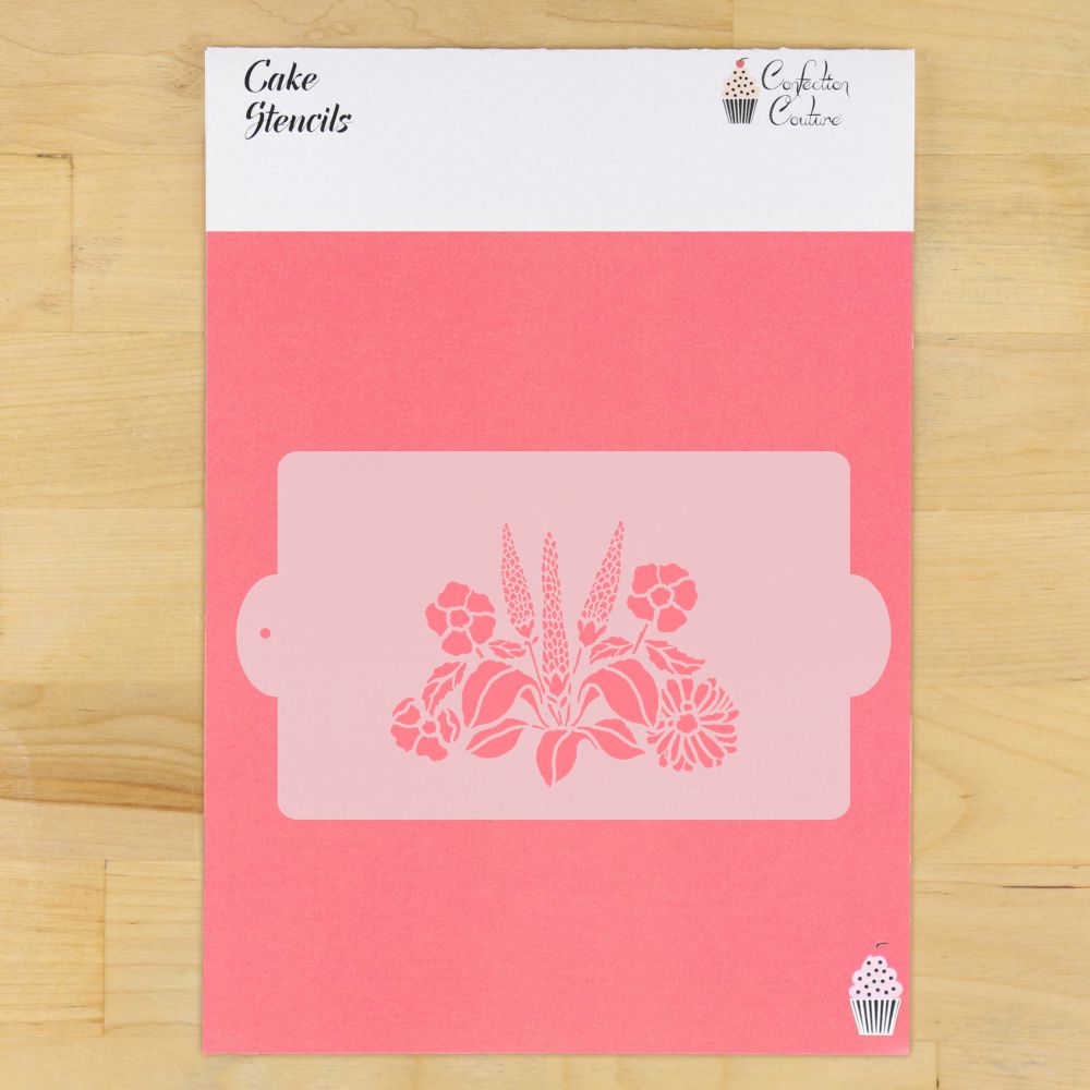 Woodland Path Cake Side Stencil