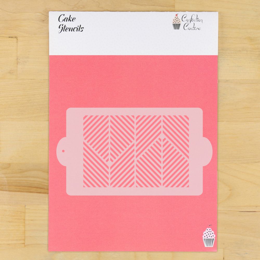 Raleigh Diamond Cake Side Stencil for small cakes