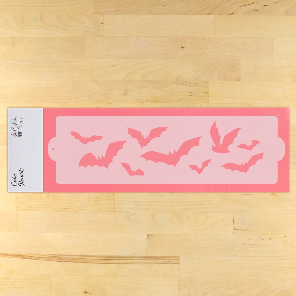 Bat Cave Cake Side Stencil