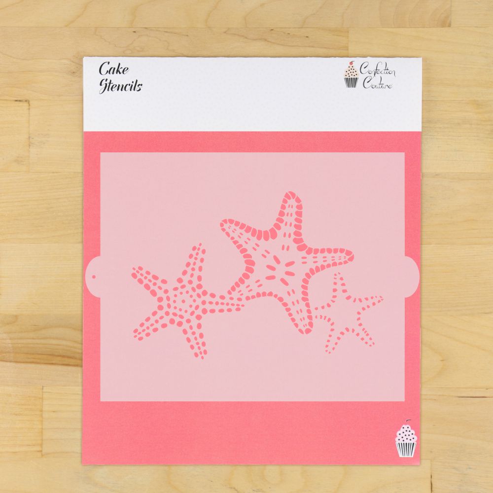 Starfish Cake Side Stencil