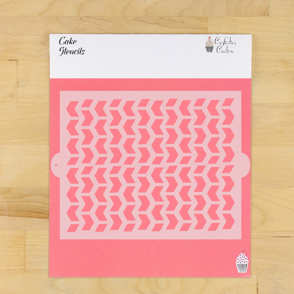 Waldorf Weave Cake Side Stencil