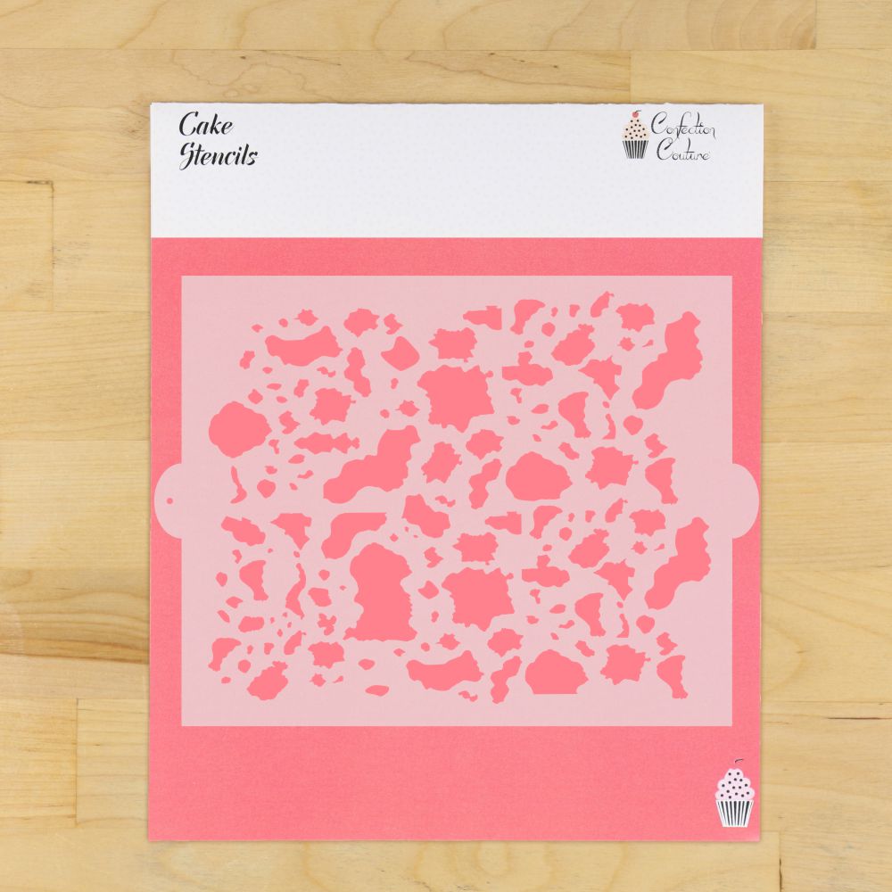 Cowhide Cake Side Stencil