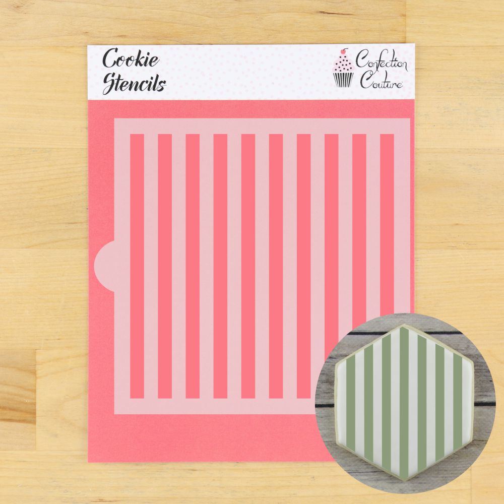 Thick Stripe Cookie Stencil