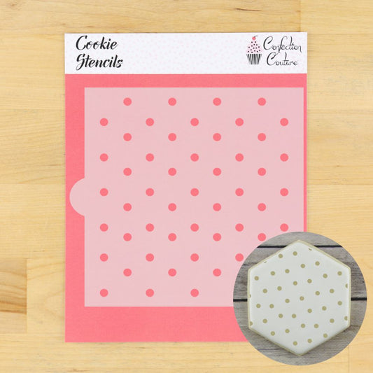 Polka Dot Cookie Stencil
