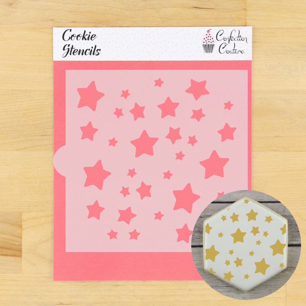 Stars Cookie Stencil