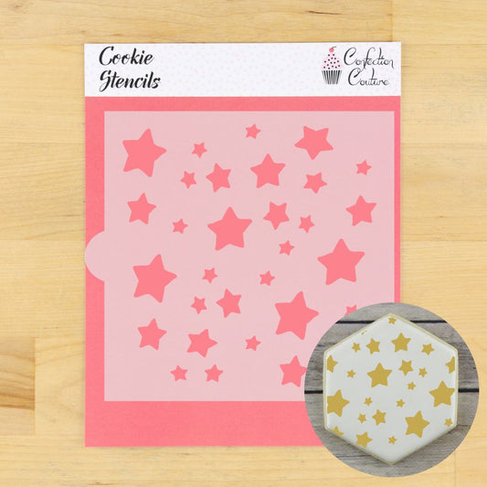 Stars Cookie Stencil
