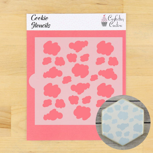 Clouds Cookie Stencil