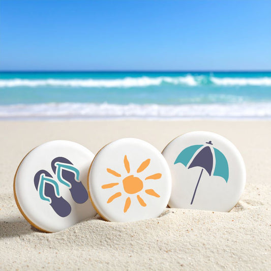 Beach Day Cookie Stencils