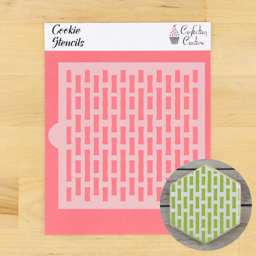 Bamboo Cookie Stencil