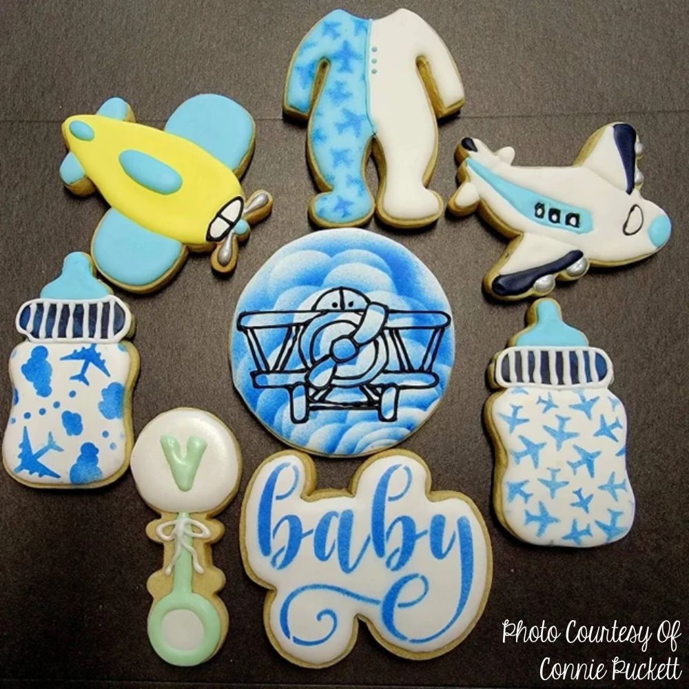 In The Clouds Cookie Stencil