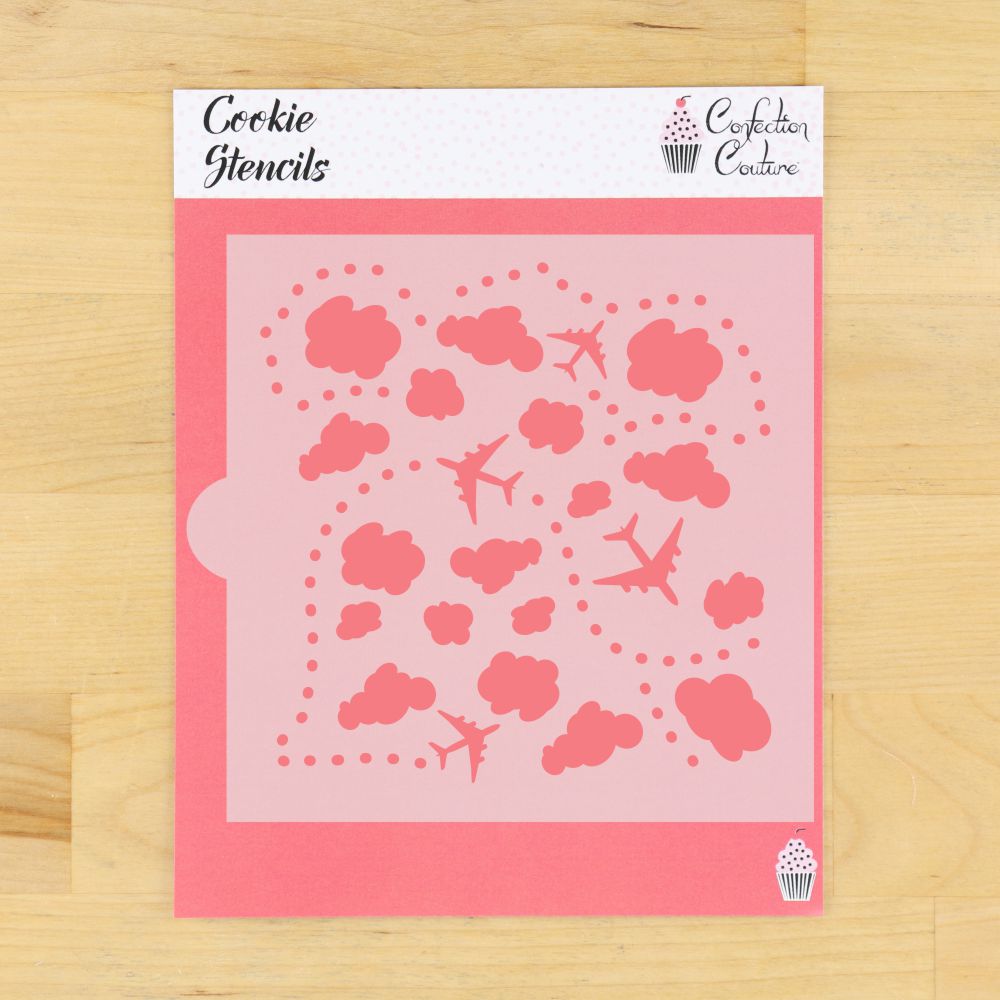 In The Clouds Cookie Stencil 1 overlay