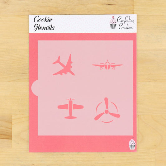 Planes Accent Cookie Stencil