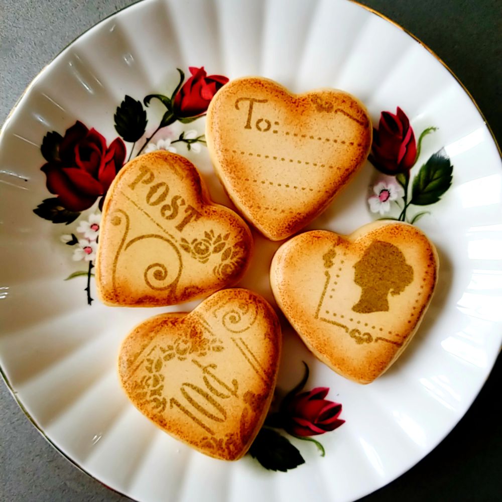 Victorian Postcards Cookie Stencil