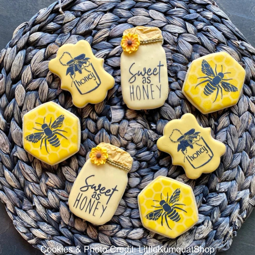 sweet as honey cookies by LittleKumquat Shop