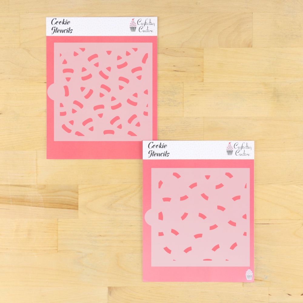 candy corn Halloween cookie stencil by confection couture