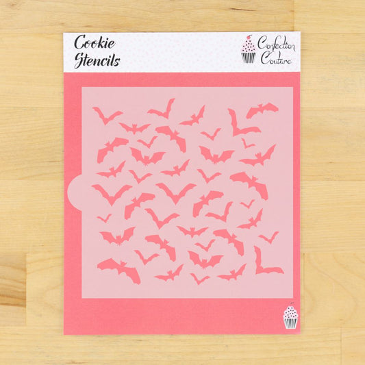 Halloween Bats Cookie Stencil