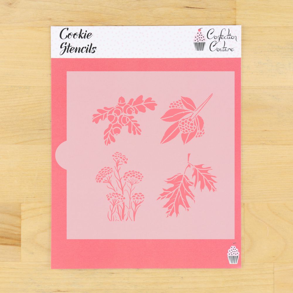 Woodland Walk Fall Cookie Stencil