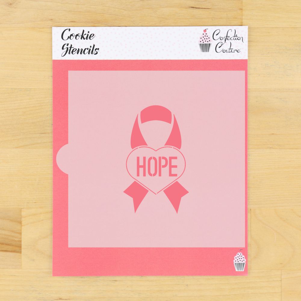 Hope Message 2 Cookie Stencil