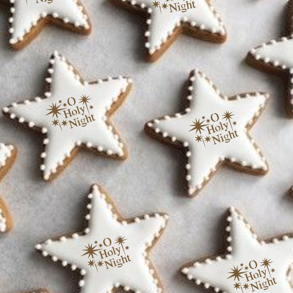 Christmas Cookies made with Christmas Star cookie Cutters