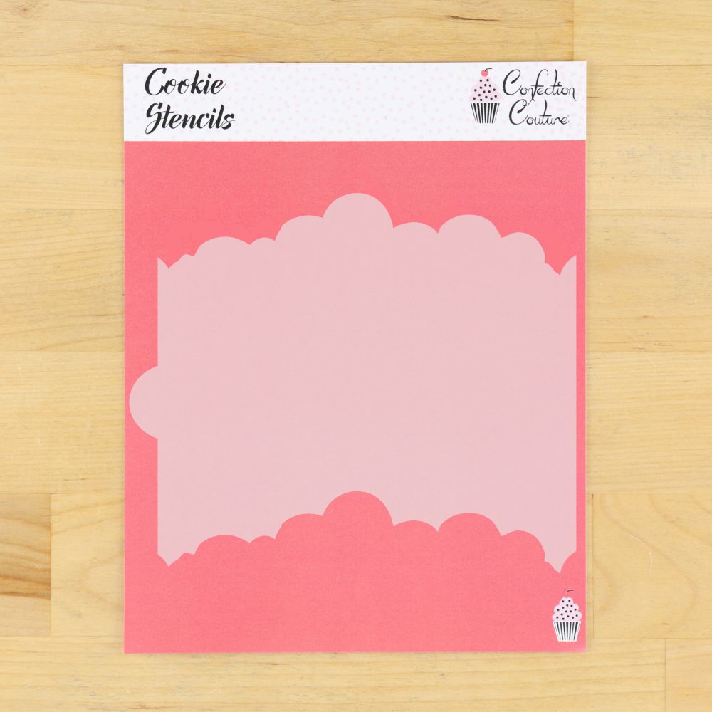Clouds Cookie Stencil Edger