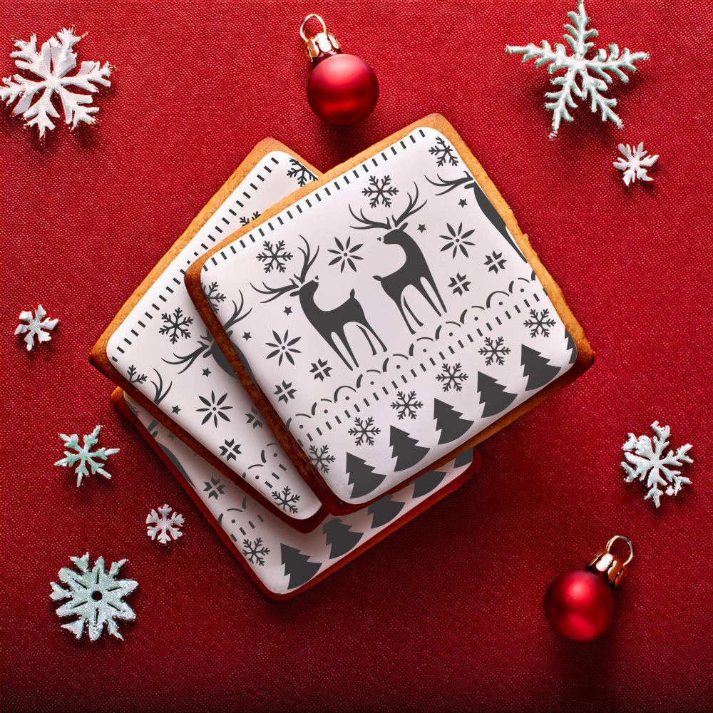 Nordic Christmas Sweater Pattern Background Stencil for Cookies – Confection Couture Stencils nordic-christmas-sweater-pattern-background-stencil-for-cookies-confection-couture-stencils