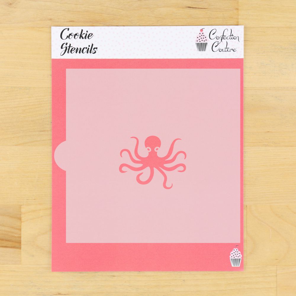 Octopus Cookie Stencil