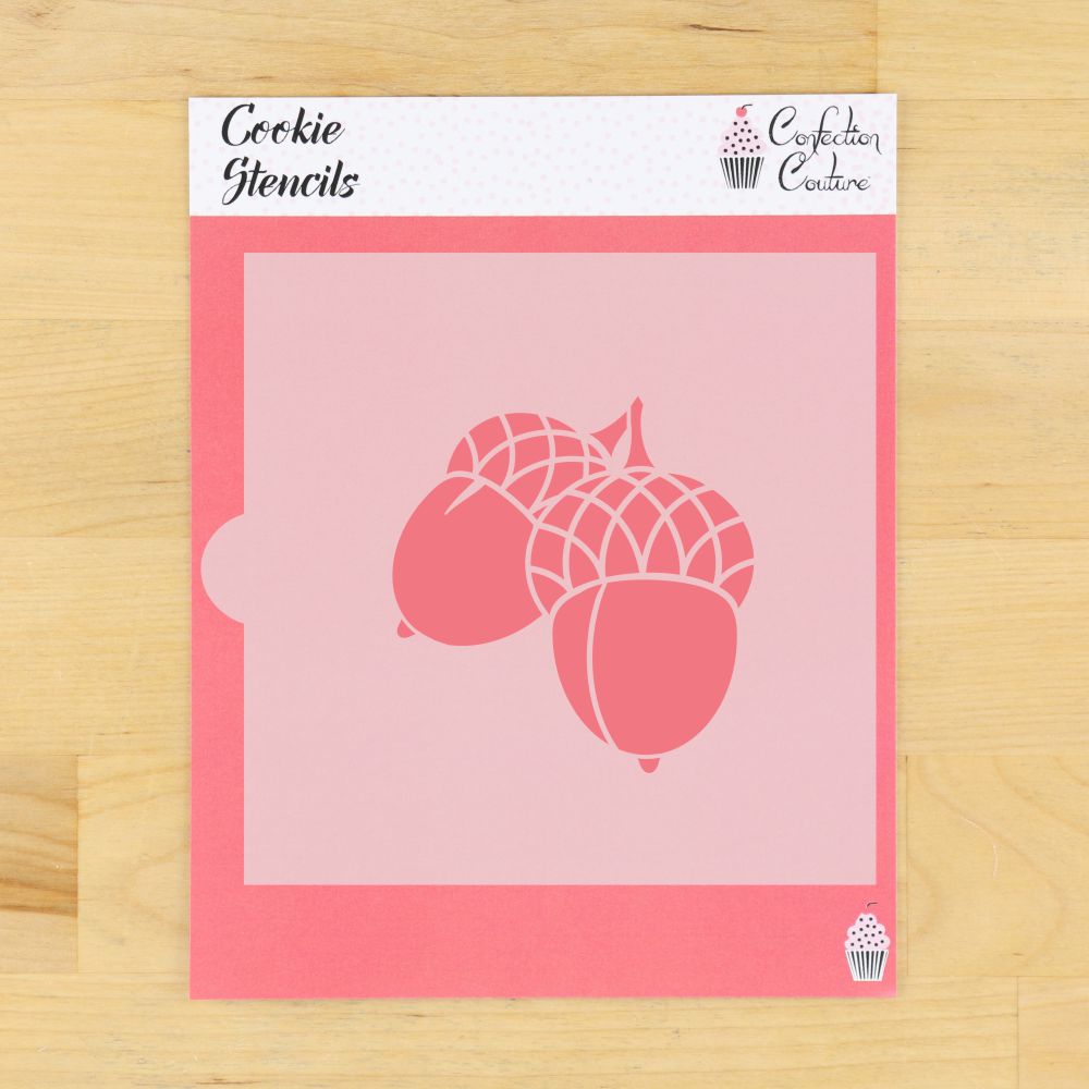 Acorn Fall Cookie Stencil