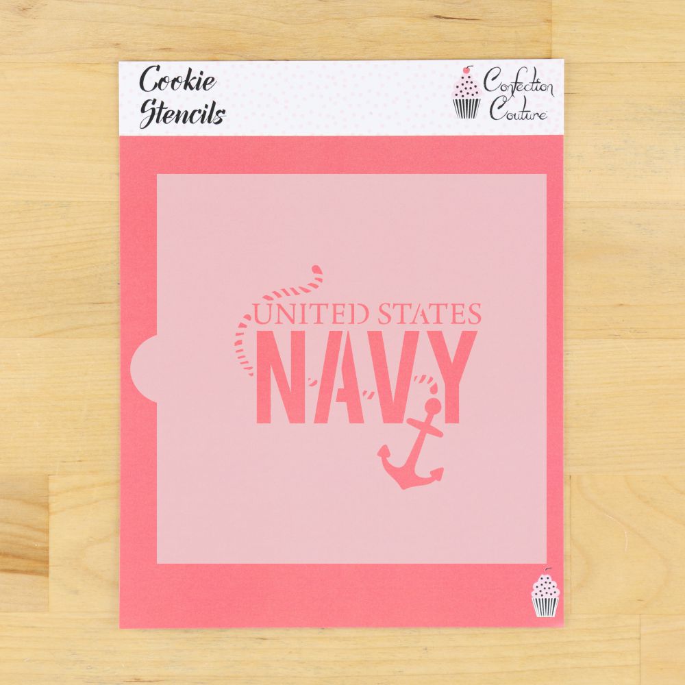 United States Navy Cookie Stencil