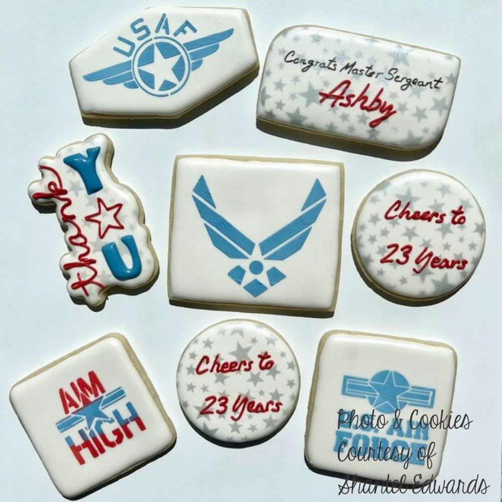 Aim High Air Force Cookie Stencils