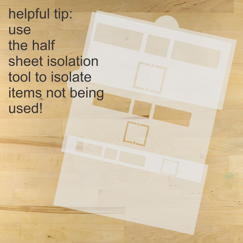 Tips on how to use an isolation stencil tool to help decorate cookies