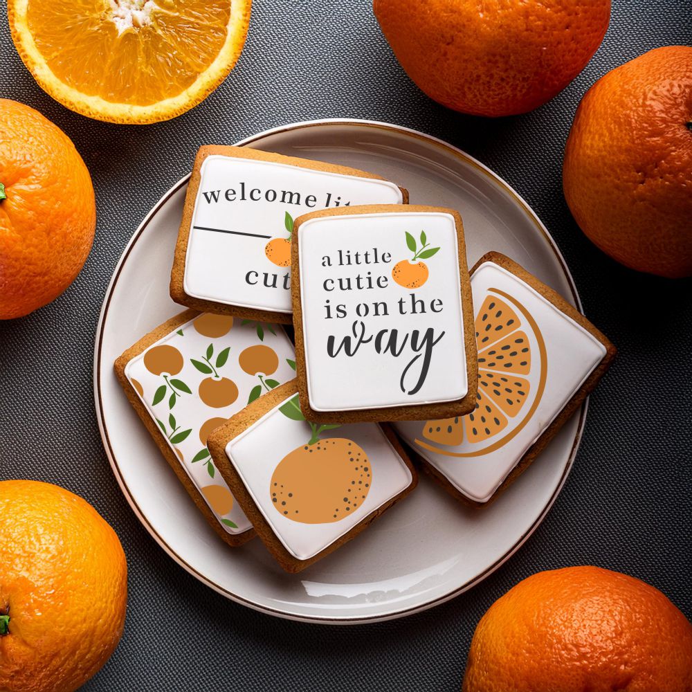 A Little Cutie Is On the Way Baby Shower Stencil Set for Cakes and Cookies – Confection Couture Stencils a-little-cutie-is-on-the-way-baby-shower-stencil-set-for-cakes-and-cookies-confection-couture-stencils