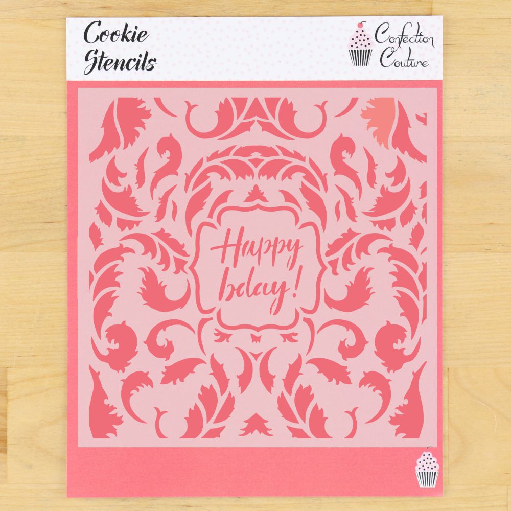 custom birthday cookie stencils for adults