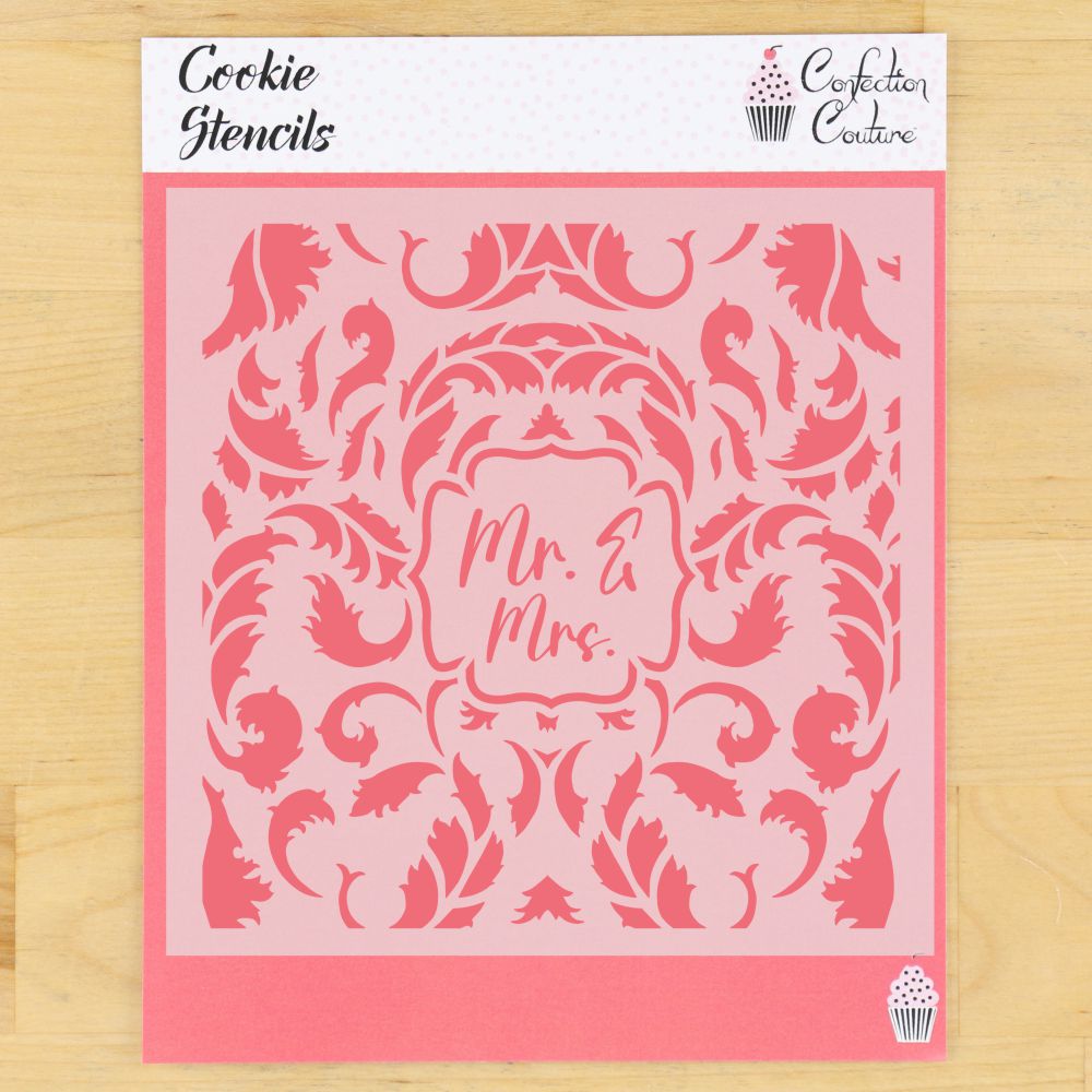custom wedding cookie stencils