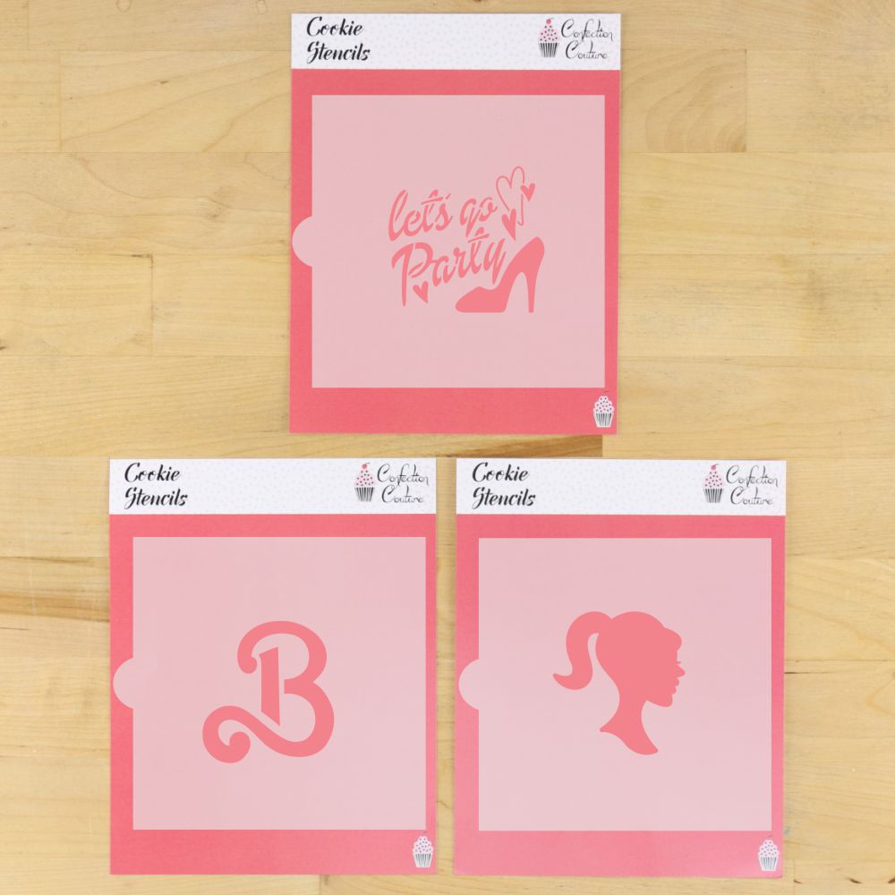 Barbie Cookie Stencils