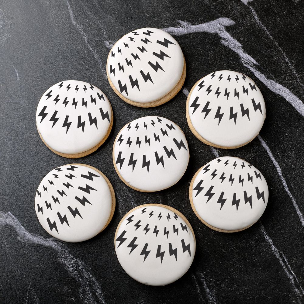 Schitts Creek Lightning Sweater Cookies