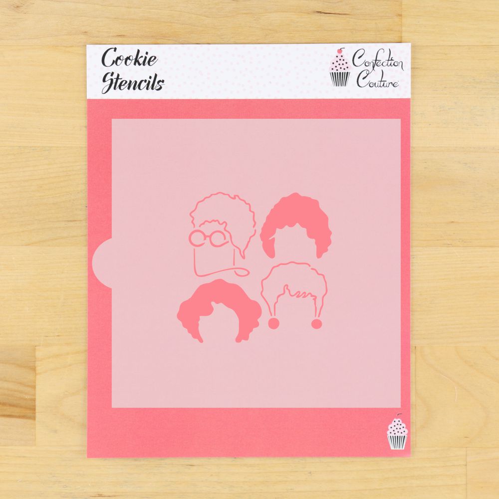 Golden Gang Cookie Stencil