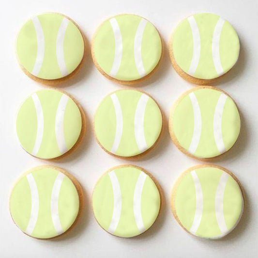 Tennis Ball Cookie Stencil