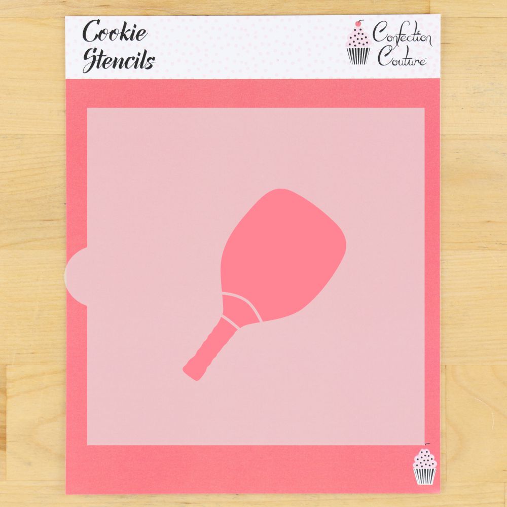 Pickleball Paddle Cookie Stencil