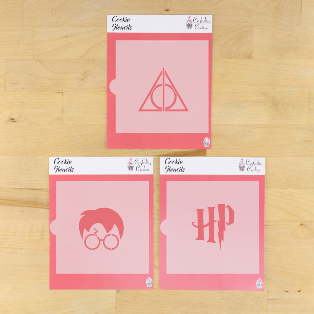 Harry Potter Theme Cookie Stencil Set