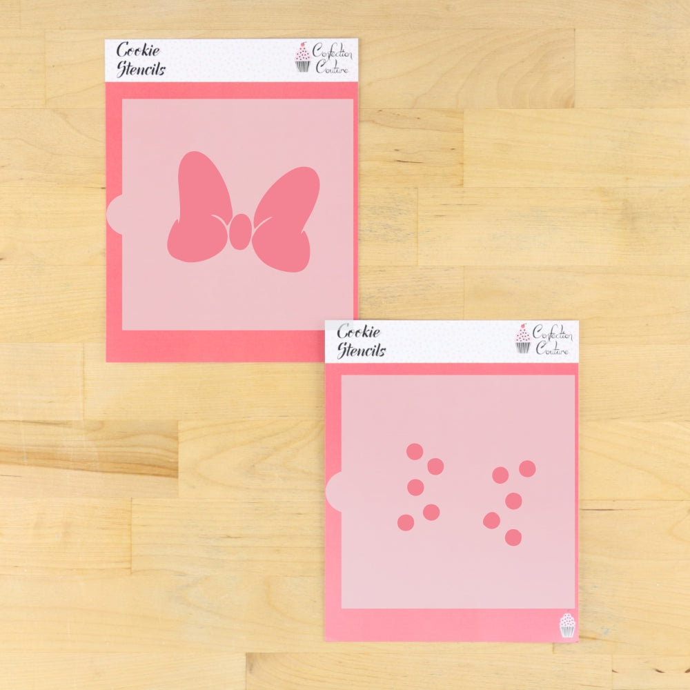 Bow Stencil for Minnie Mouse Cookies